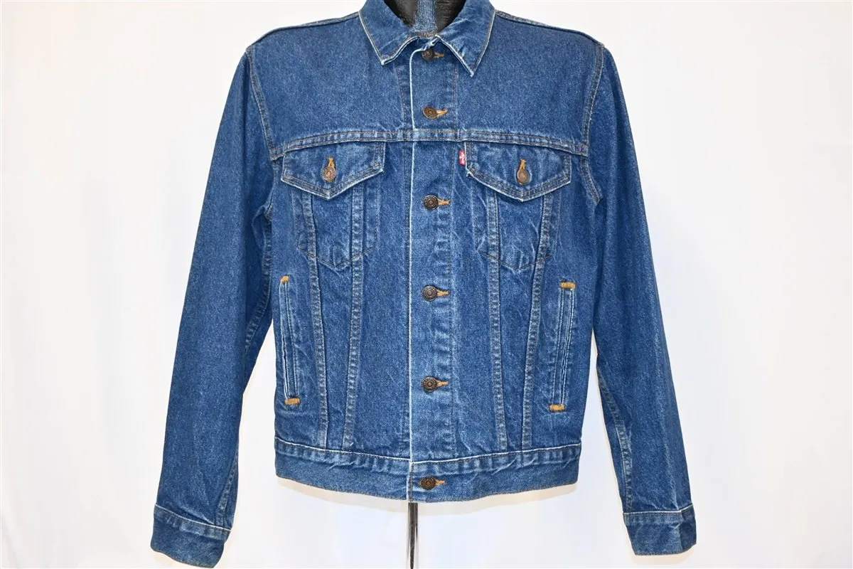 80s Levi's Type 3 Trucker Side Pocket Denim Jacket Medium