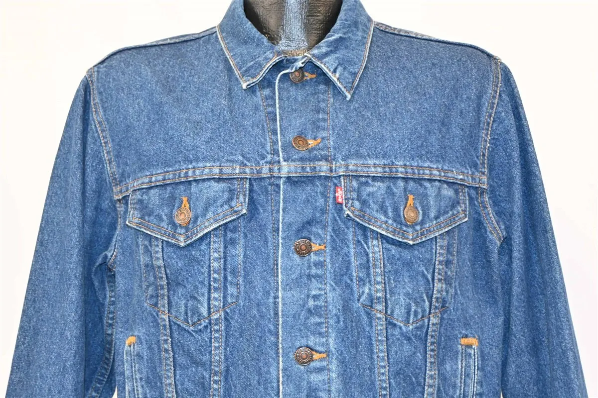 80s Levi's Type 3 Trucker Side Pocket Denim Jacket Medium