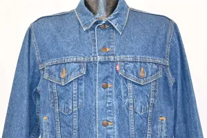 80s Levi's Type 3 Trucker Side Pocket Denim Jacket Medium