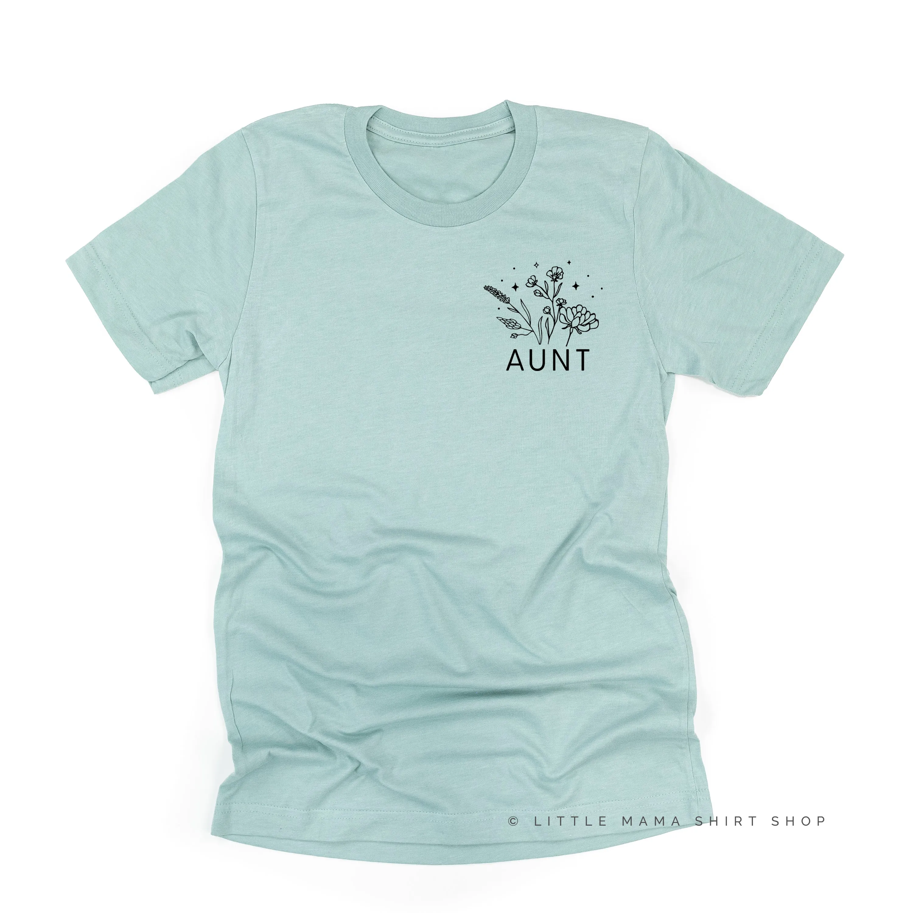 AUNT - Bouquet - Pocket Size ﻿- Unisex Tee