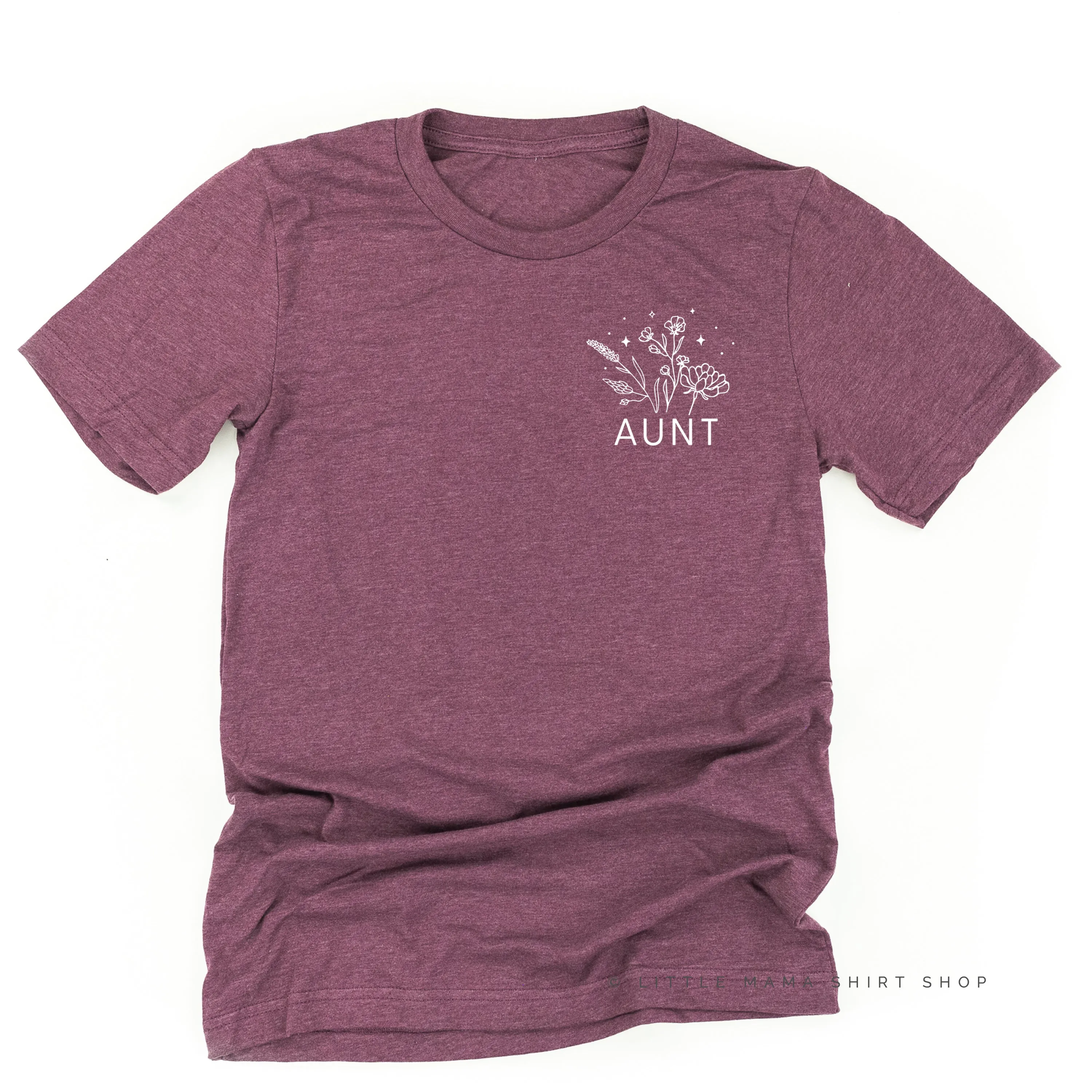 AUNT - Bouquet - Pocket Size ﻿- Unisex Tee