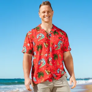 Aussie Christmas Red - Mens Festive Shirt
