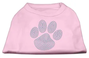 Blue Paw Rhinestud Shirt Light Pink S (10)