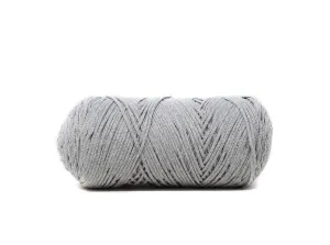 BRAIDED CORD 2 MM ZERO WASTE -  LIGHT GRAY COLOR