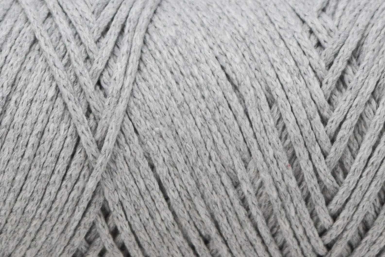 BRAIDED CORD 2 MM ZERO WASTE -  LIGHT GRAY COLOR