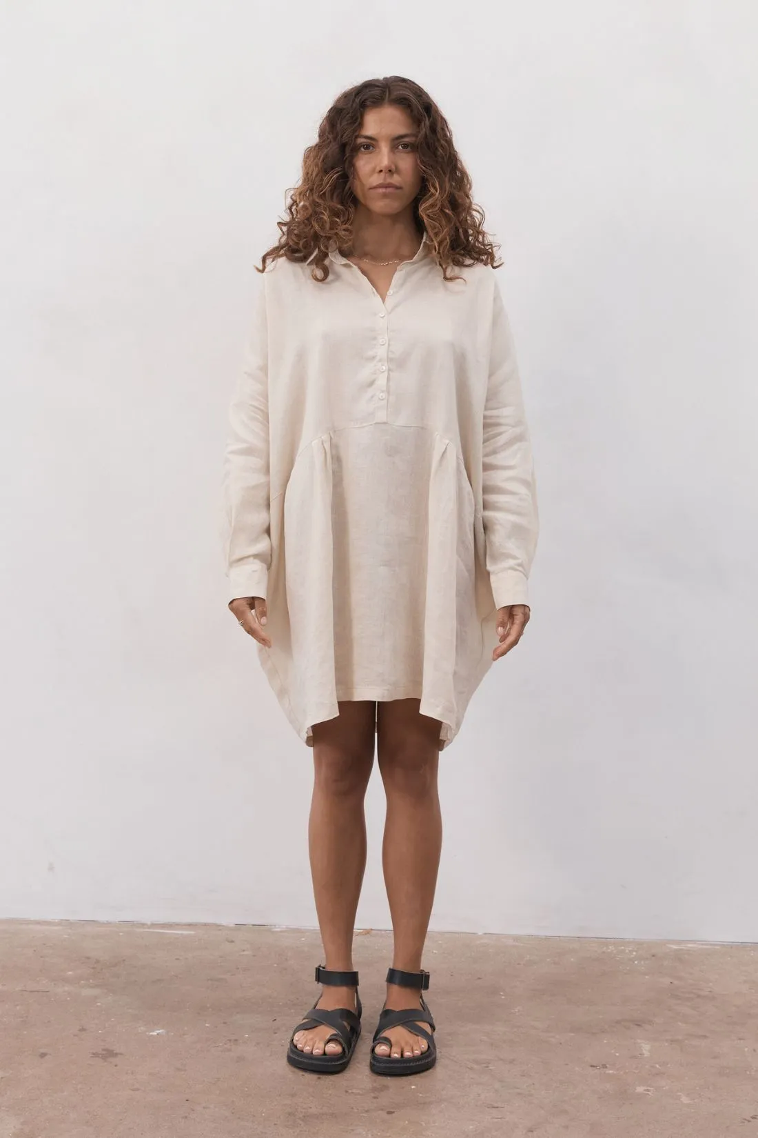 Byron Oversized Shirt Dress Shell
