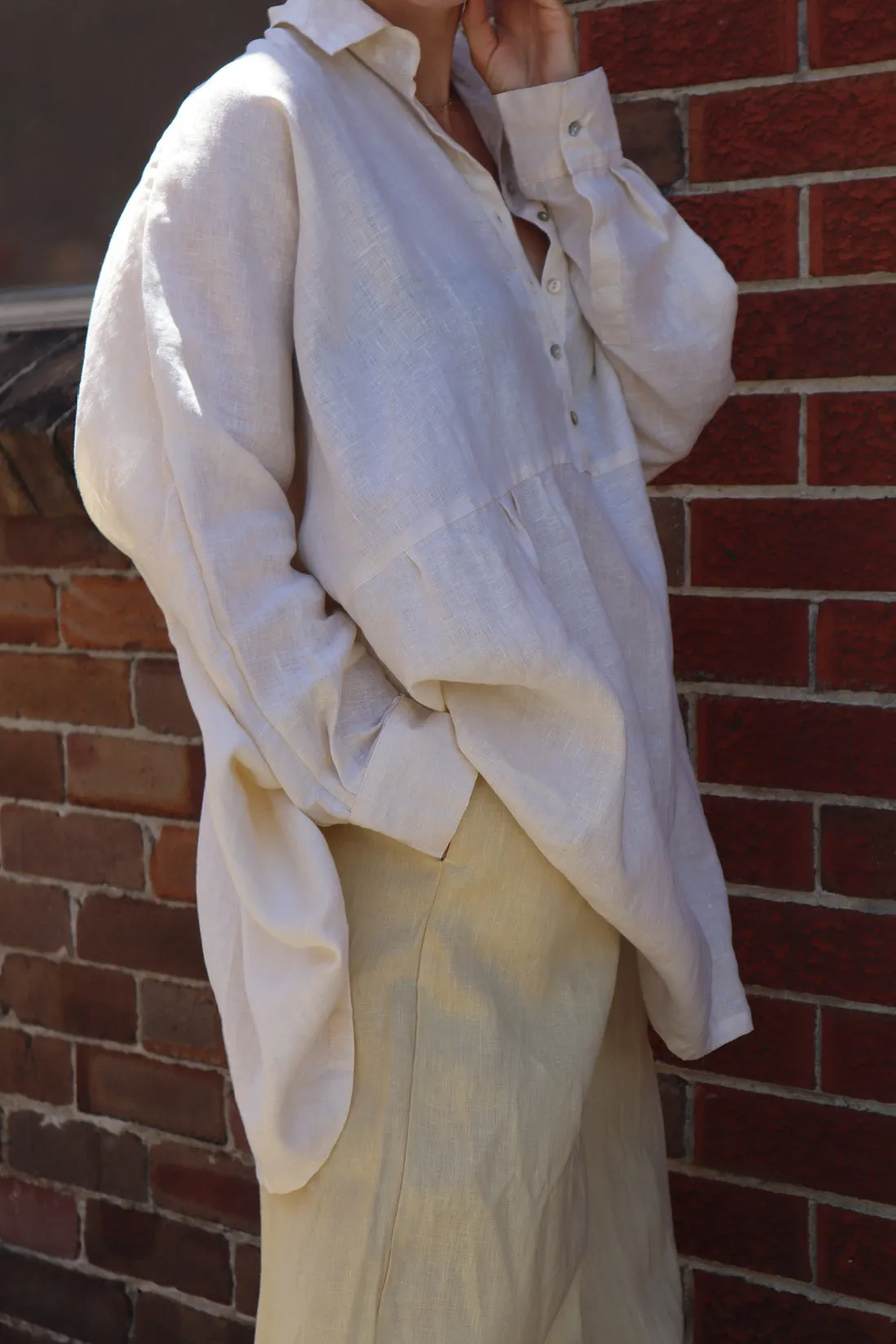 Byron Oversized Shirt Dress Shell
