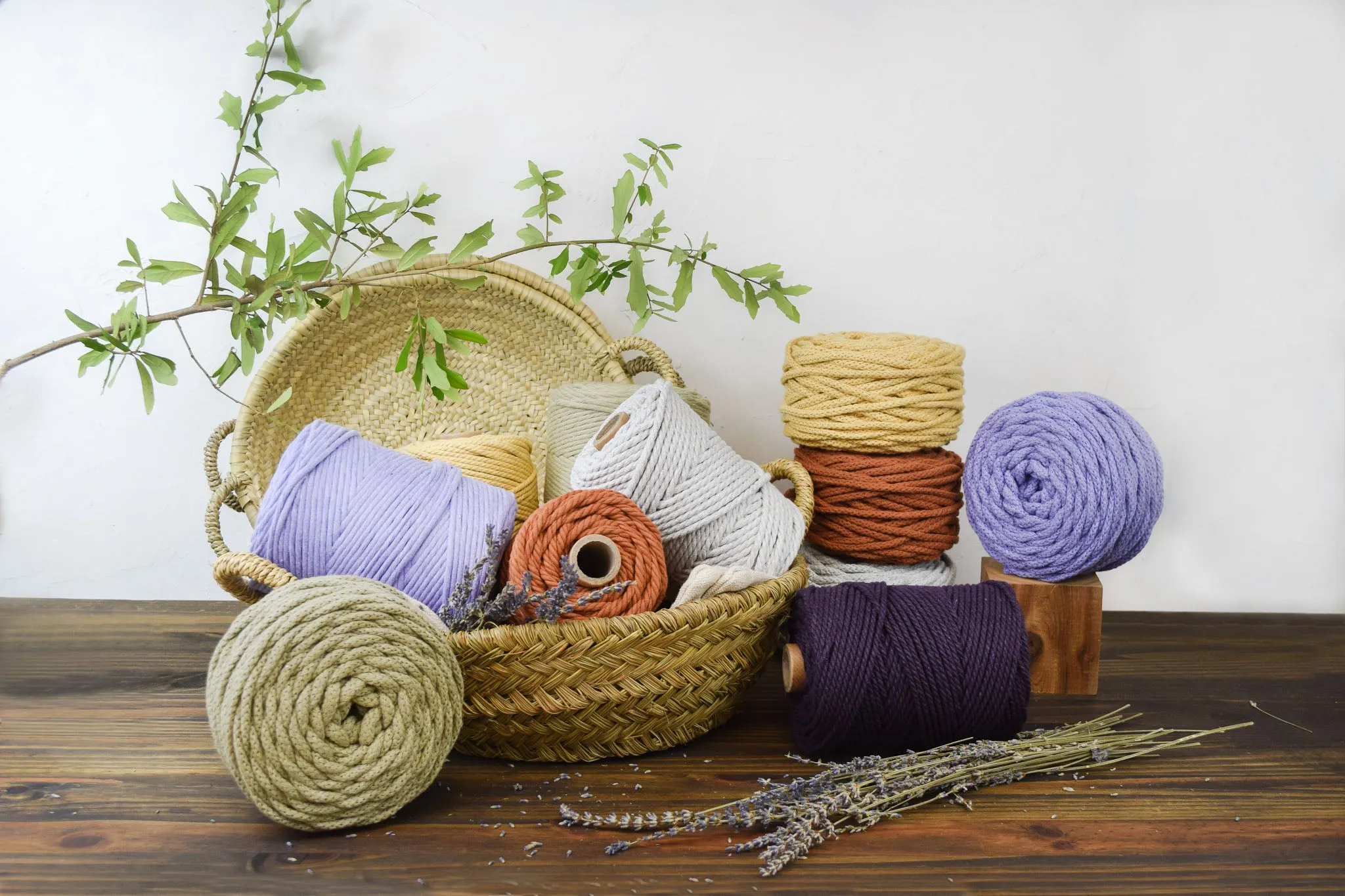 COTTON ROPE ZERO WASTE 5 MM - 3 PLY - AIX EN PROVENCE | LIMITED EDITION COLOR