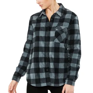 Dakine Womens Balsam Green Cotton Devon Flannel Small Shirt - 10001939-BALSAMGREEN-S