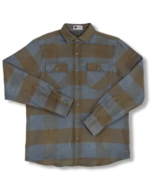 Field Grand Flannel, Caper Green