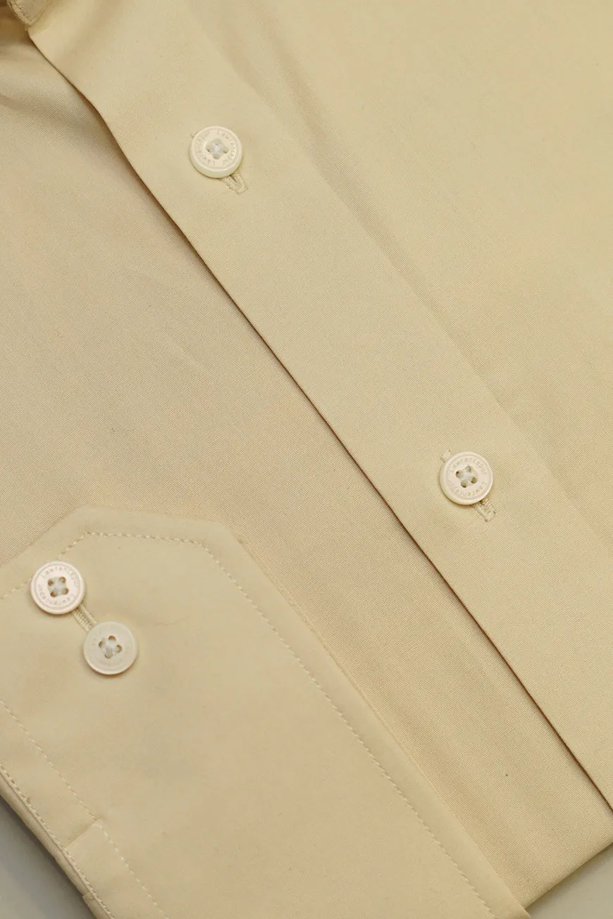 Formal Shirt - Alpha Beige Plain