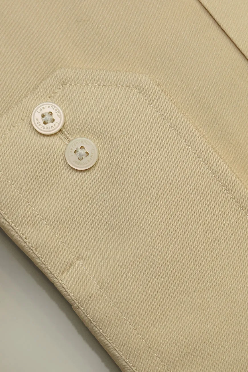 Formal Shirt - Alpha Beige Plain