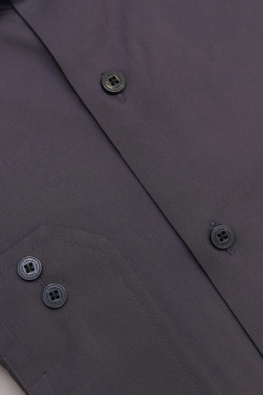 Formal Shirt - Alpha Dark Grey Plain