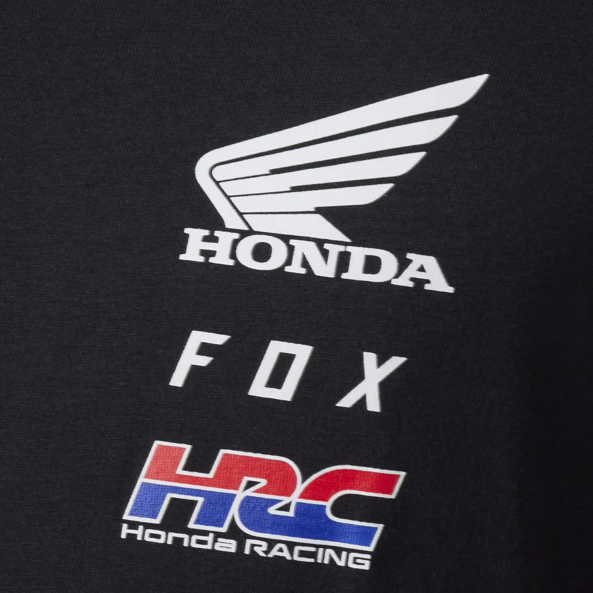 Fox Racing  Mens Honda Short Sleeve Tee T-Shirt Comfortable Soft Cotton Black