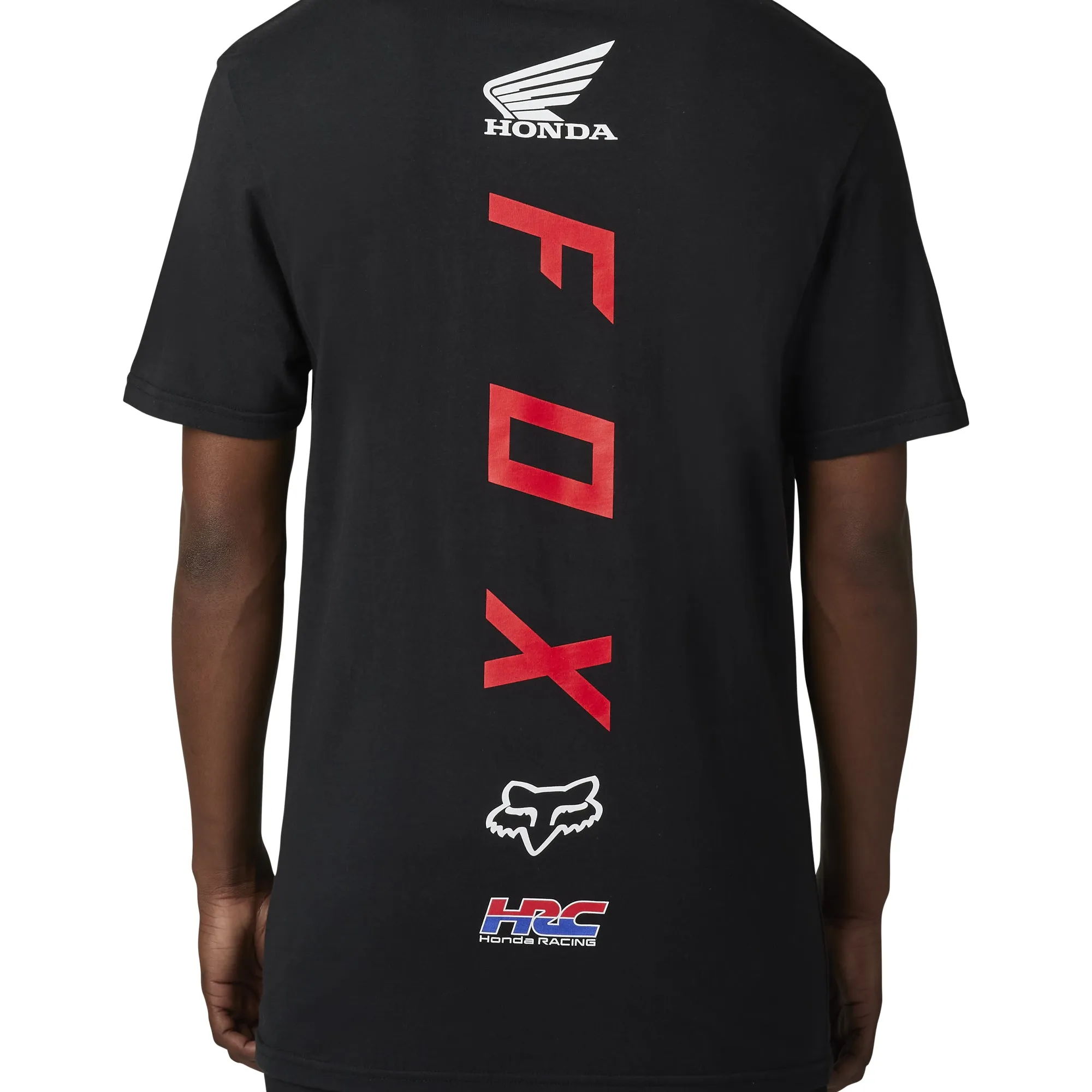 Fox Racing  Mens Honda Short Sleeve Tee T-Shirt Comfortable Soft Cotton Black