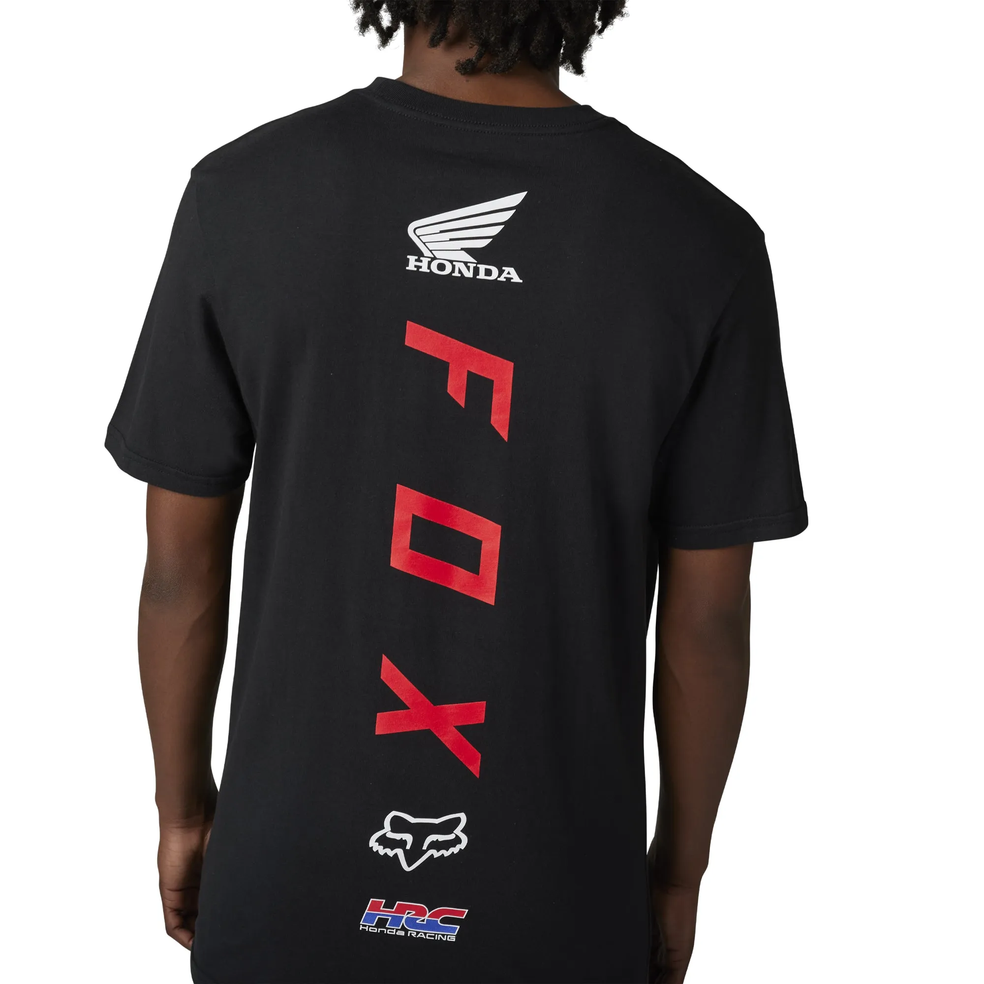 Fox Racing  Mens Honda Short Sleeve Tee T-Shirt Comfortable Soft Cotton Black