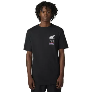 Fox Racing  Mens Honda Short Sleeve Tee T-Shirt Comfortable Soft Cotton Black