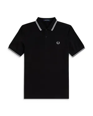 Fred Perry Double Tip Slim Fit Polo