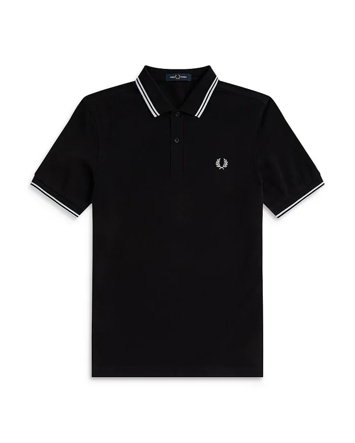 Fred Perry Double Tip Slim Fit Polo