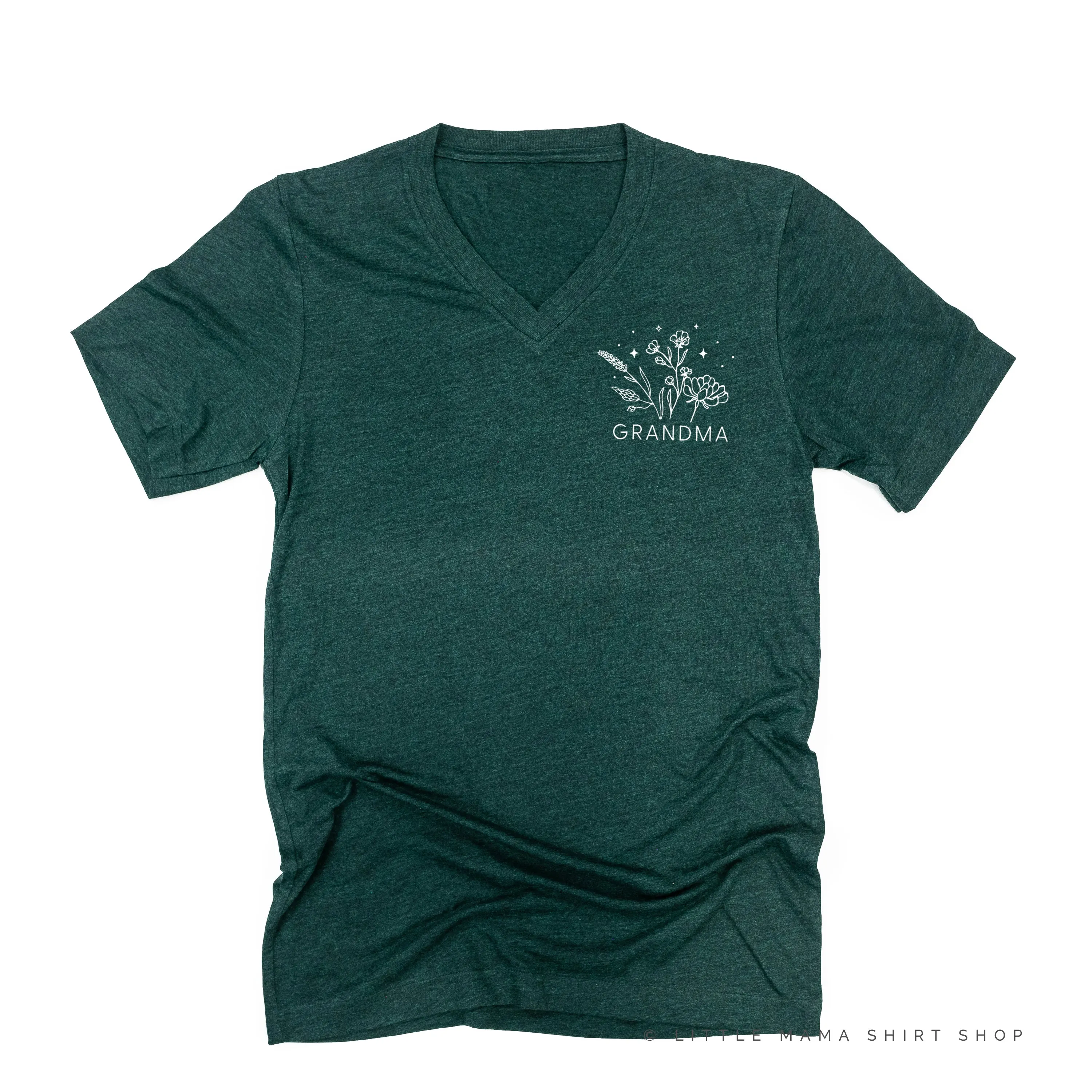 GRANDMA - Bouquet - Pocket Size ﻿- Unisex Tee