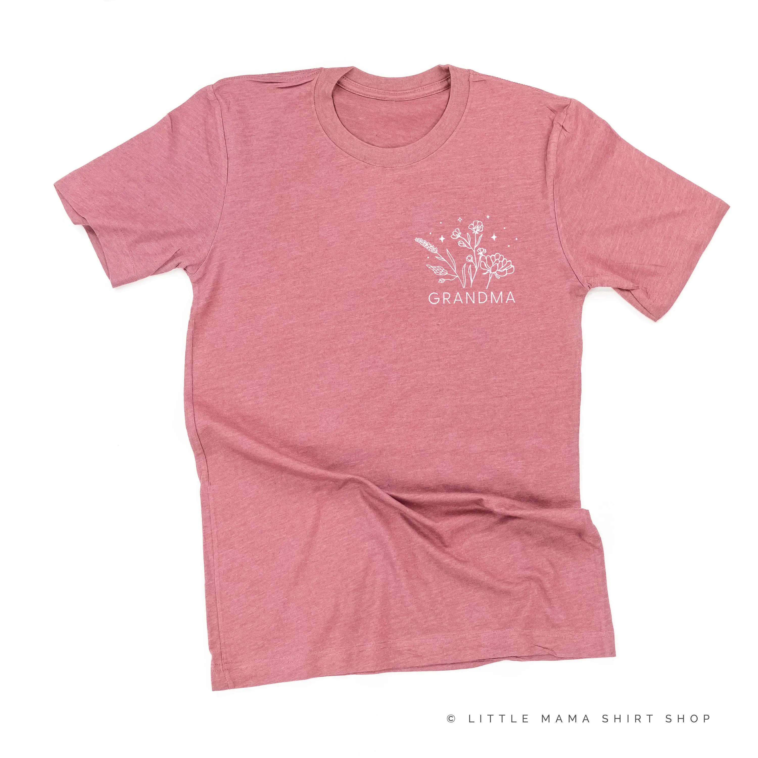 GRANDMA - Bouquet - Pocket Size ﻿- Unisex Tee