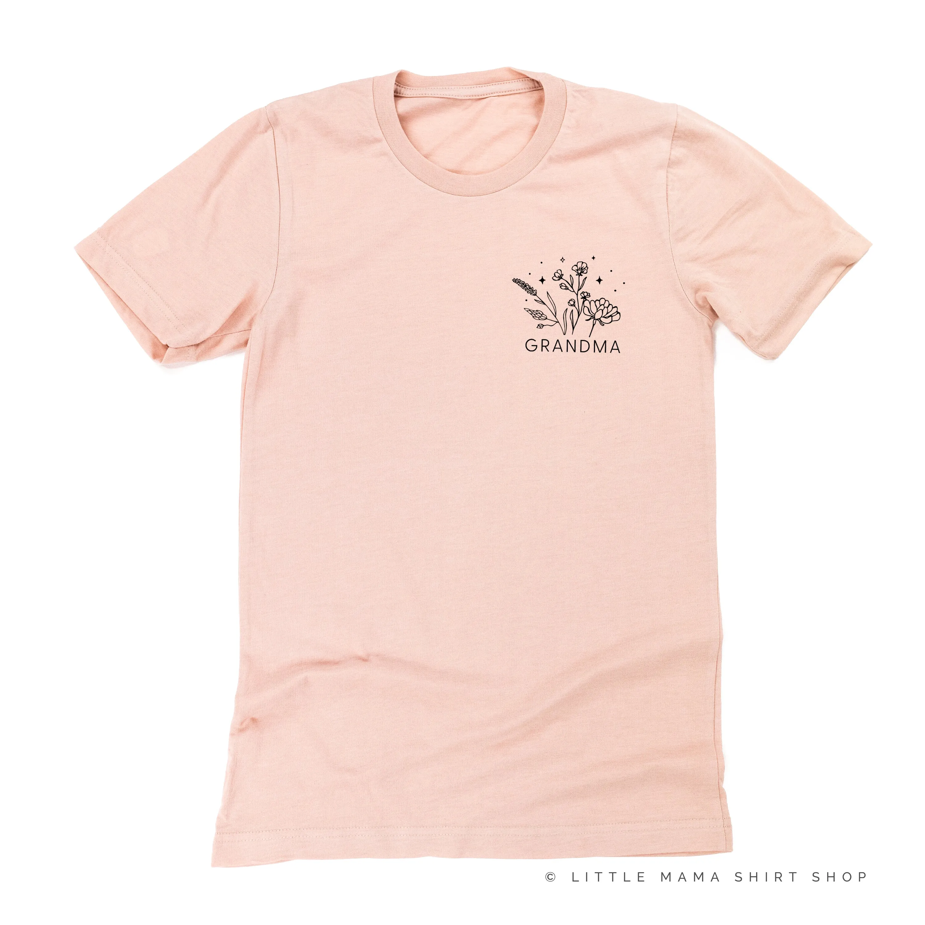 GRANDMA - Bouquet - Pocket Size ﻿- Unisex Tee