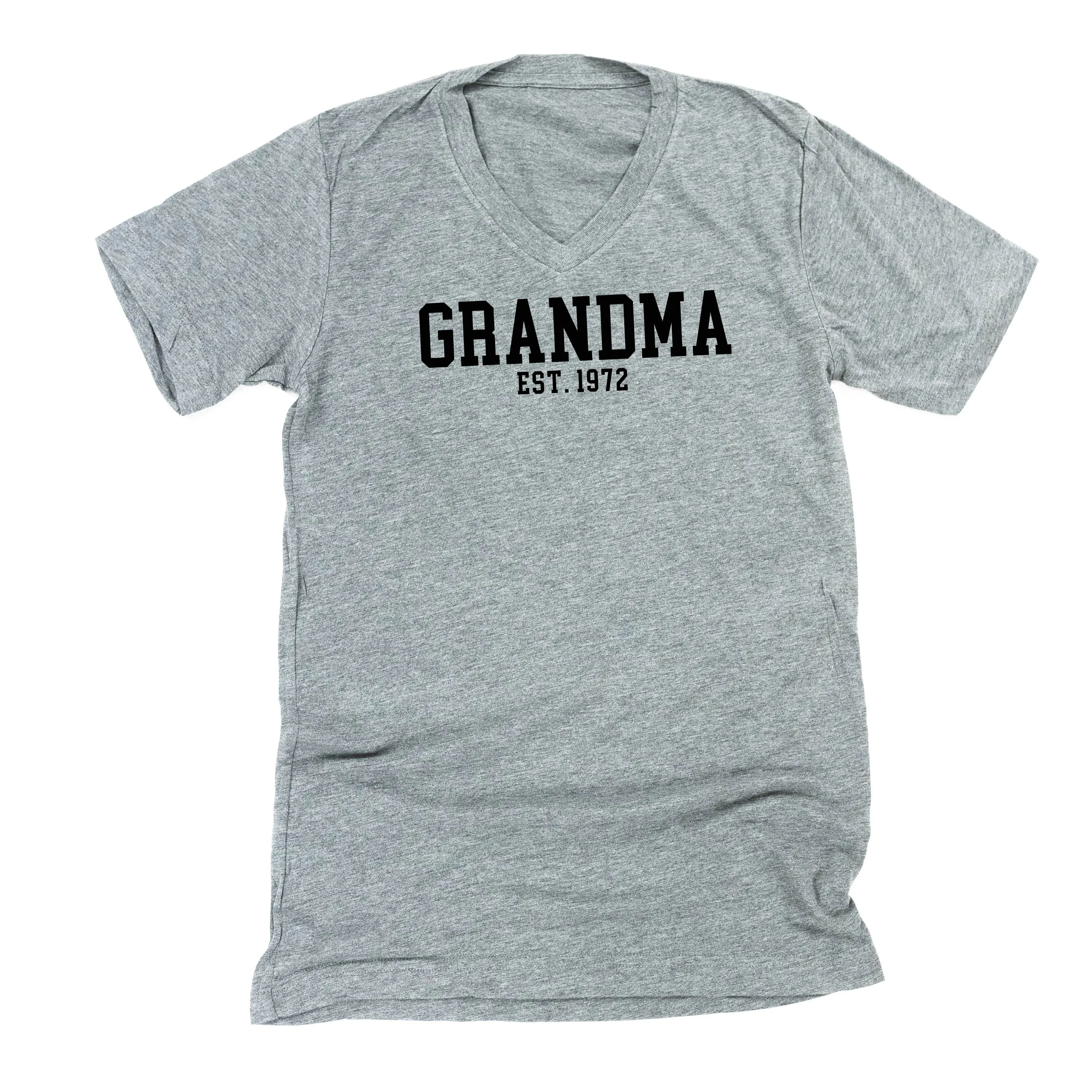 Grandma - EST. (Select Your Year) ﻿- Unisex Tee