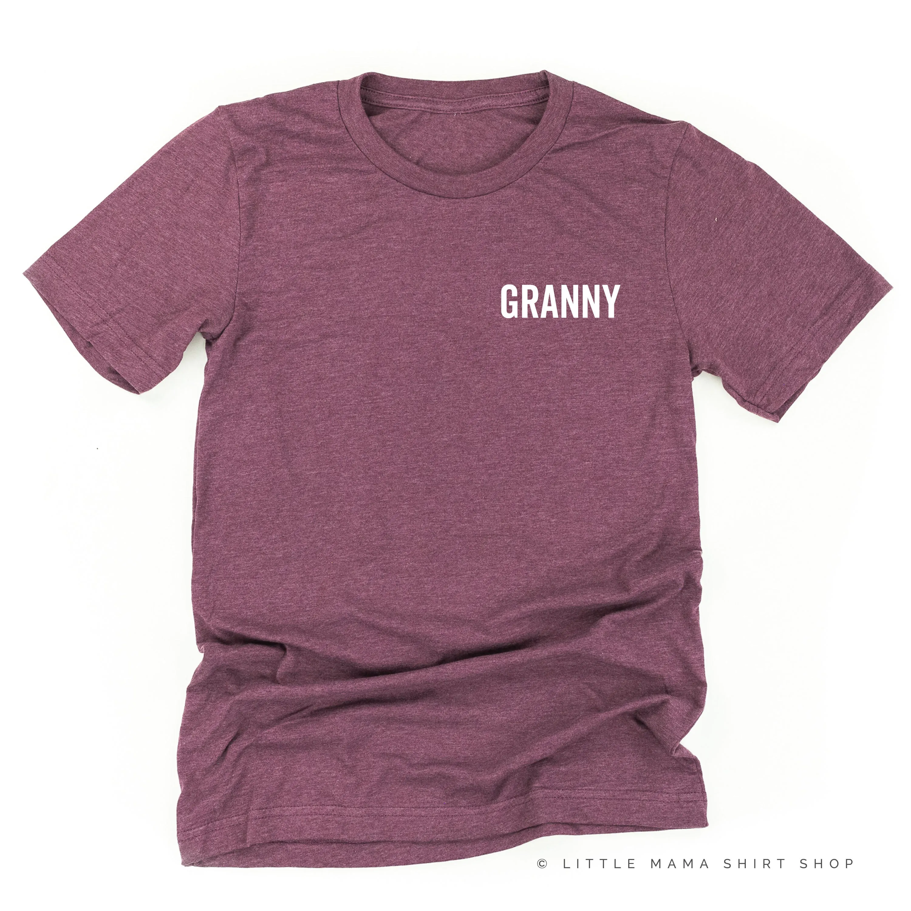 GRANNY - BLOCK FONT POCKET SIZE - Unisex Tee