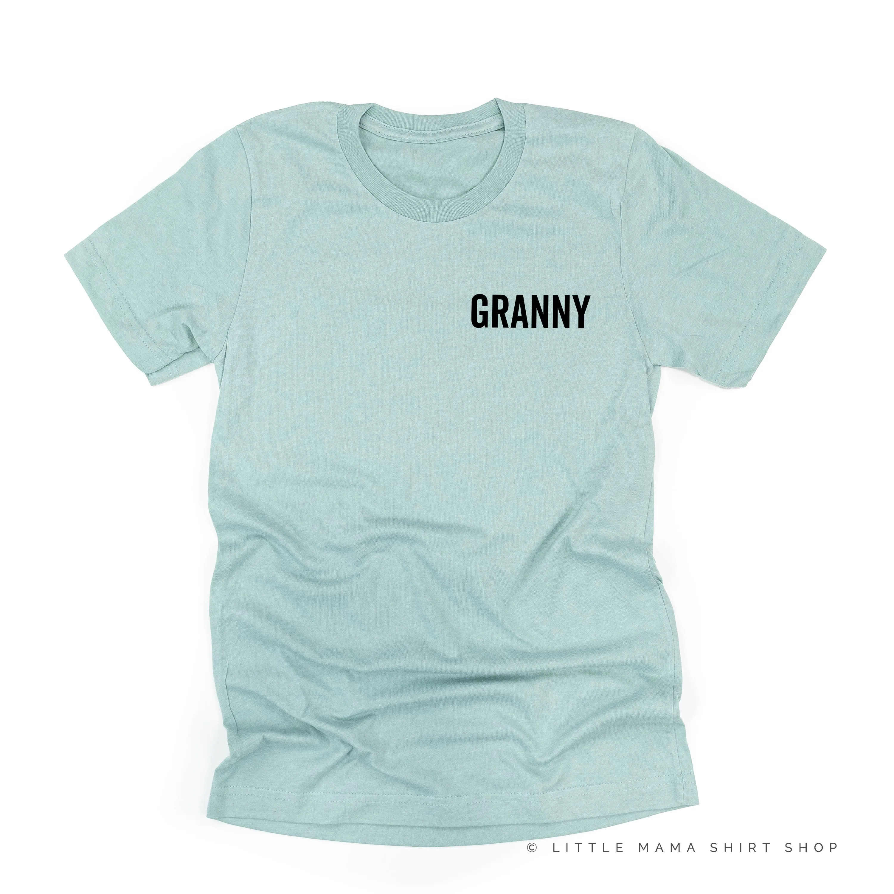 GRANNY - BLOCK FONT POCKET SIZE - Unisex Tee