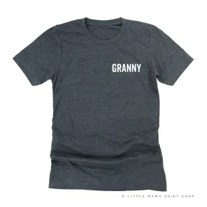 GRANNY - BLOCK FONT POCKET SIZE - Unisex Tee