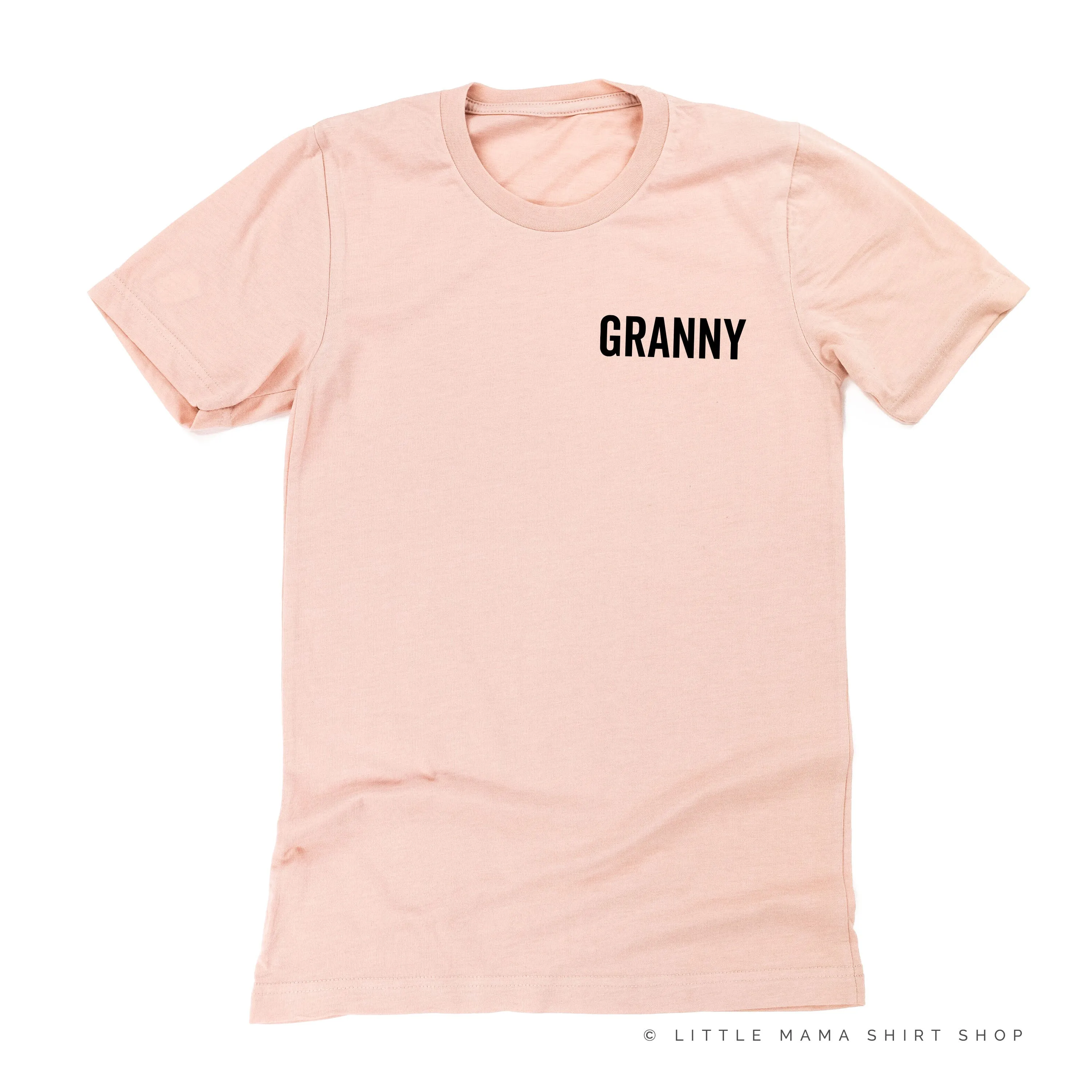 GRANNY - BLOCK FONT POCKET SIZE - Unisex Tee