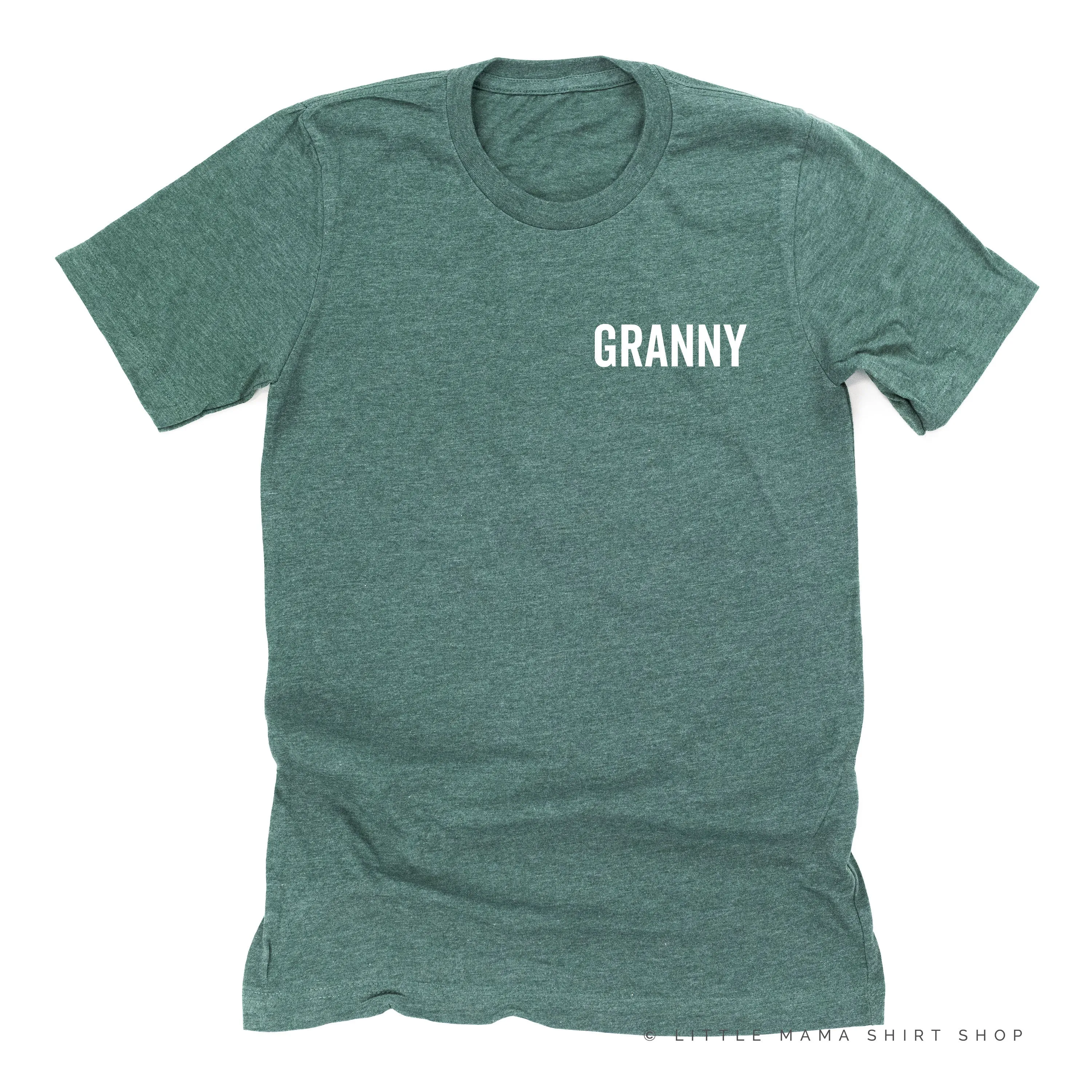 GRANNY - BLOCK FONT POCKET SIZE - Unisex Tee