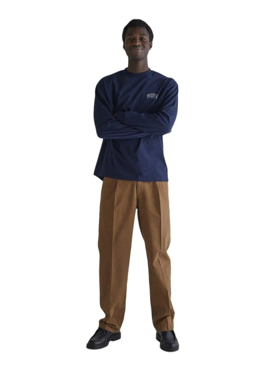 Hanes Over L/S Tee - Navy