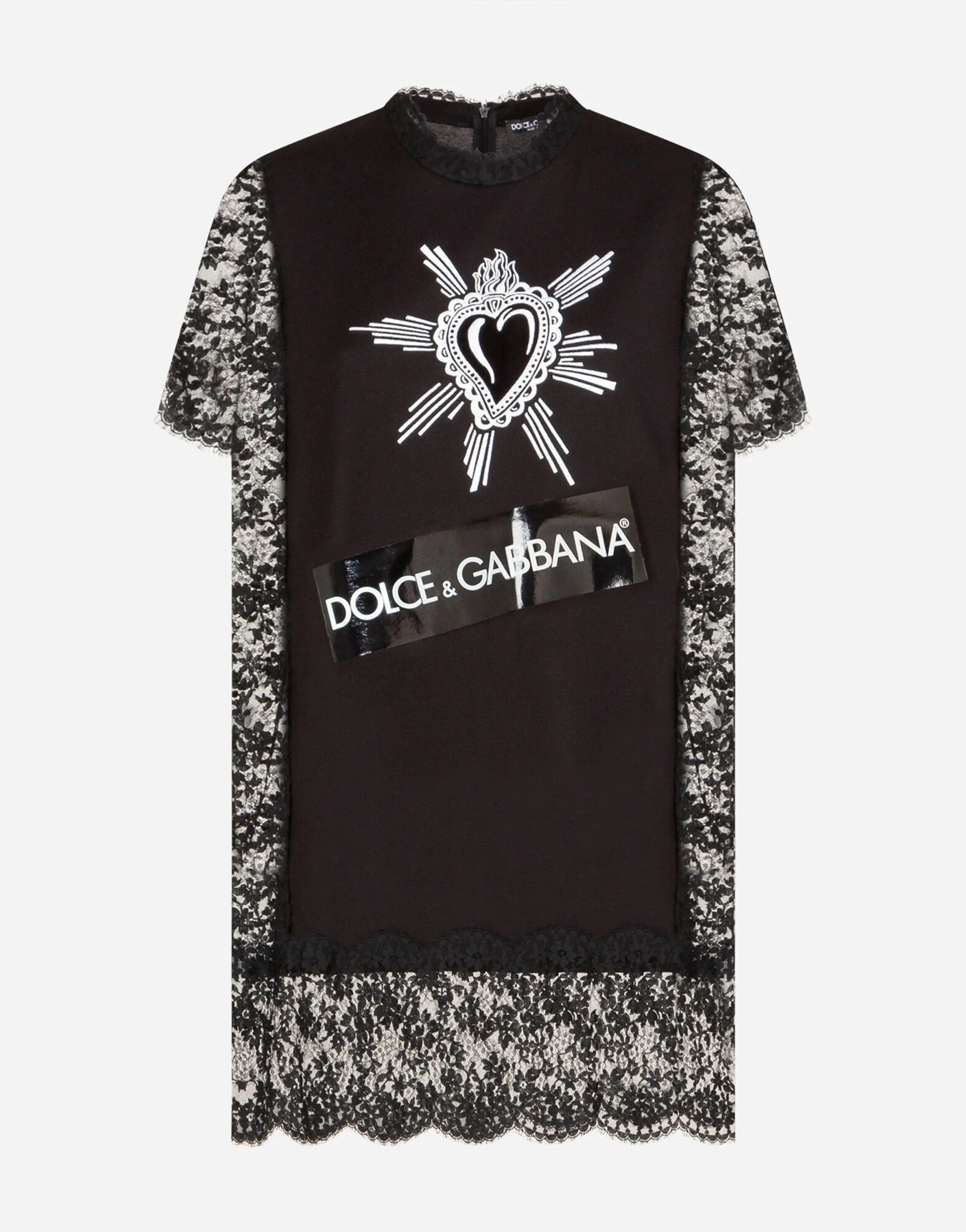 Heart Embroidery Jersey T-Shirt