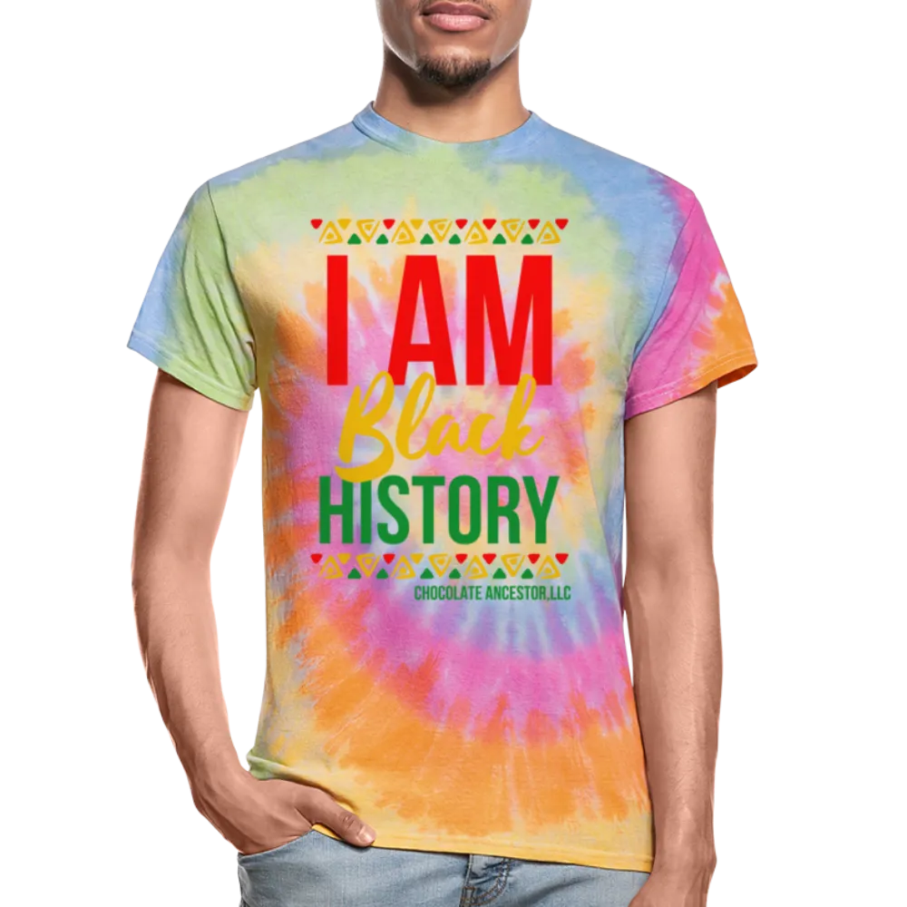I Am Black History Unisex Tie Dye T-Shirt