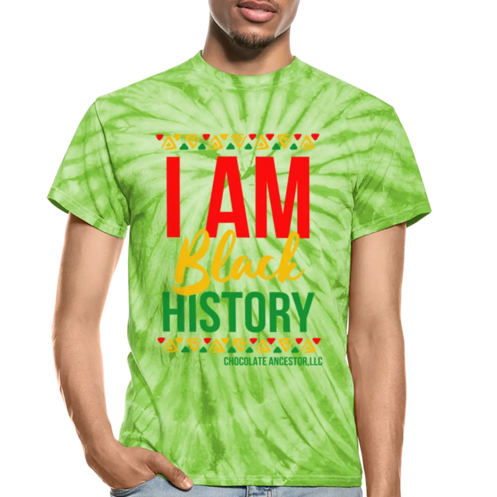 I Am Black History Unisex Tie Dye T-Shirt
