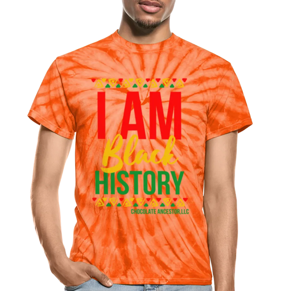 I Am Black History Unisex Tie Dye T-Shirt