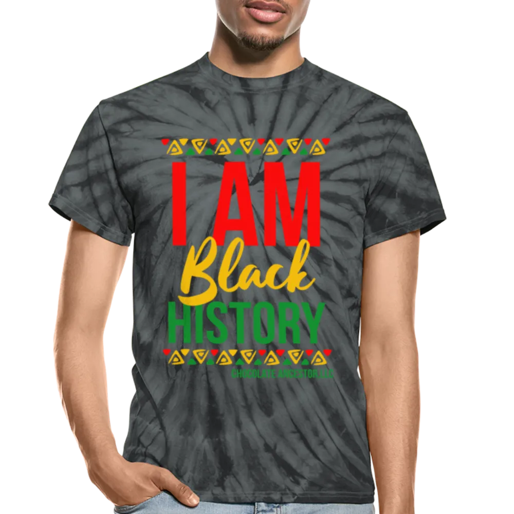 I Am Black History Unisex Tie Dye T-Shirt