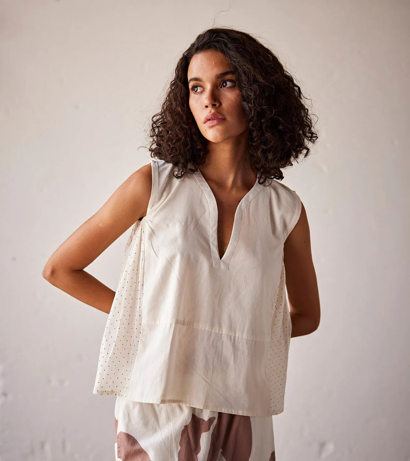 Ivory Bloom Blouse