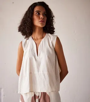Ivory Bloom Blouse
