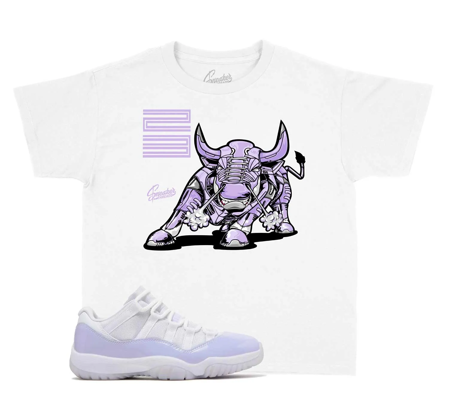 Kids - Pure Violet 11 Bull Shirt
