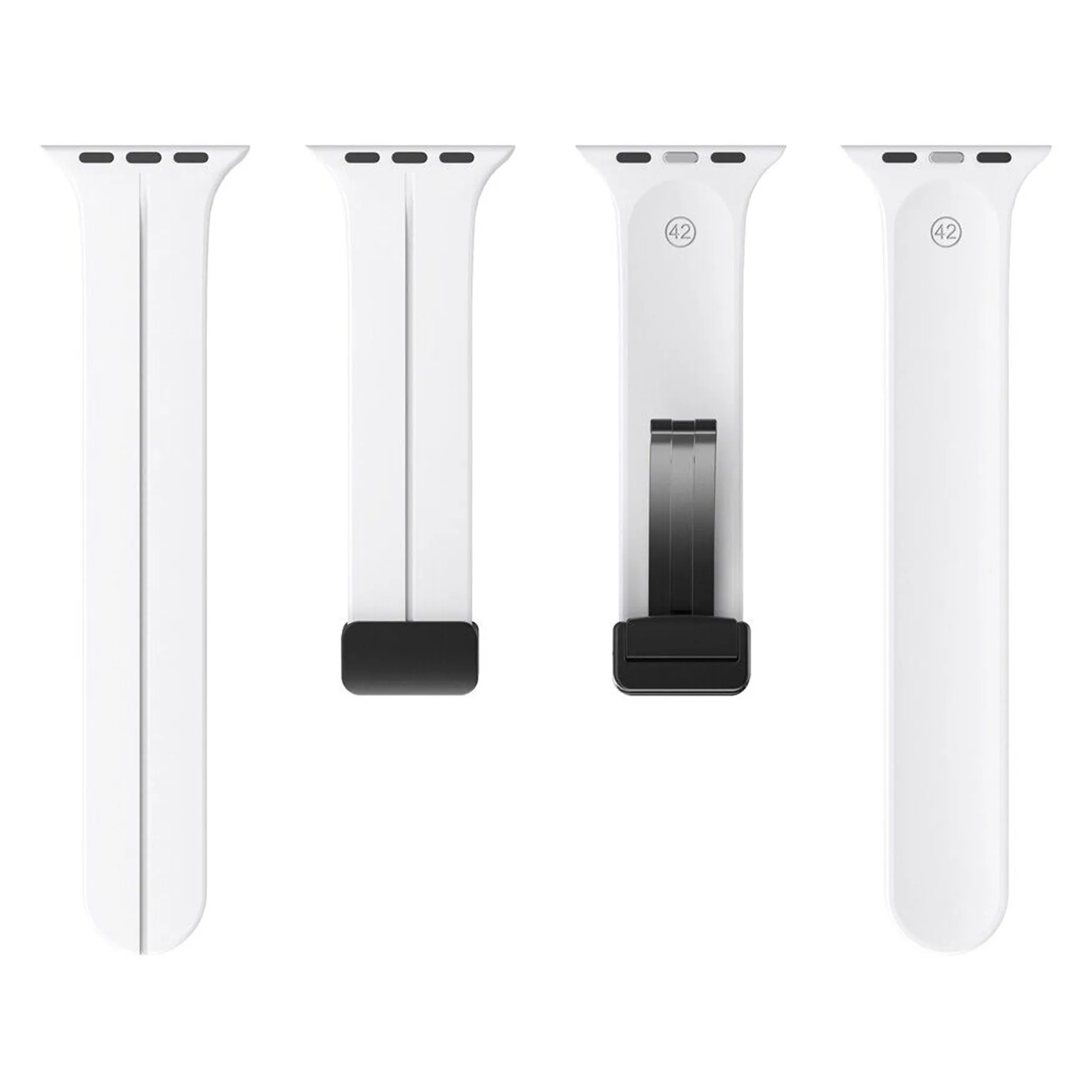 Kingston White  Watch Strap For Apple