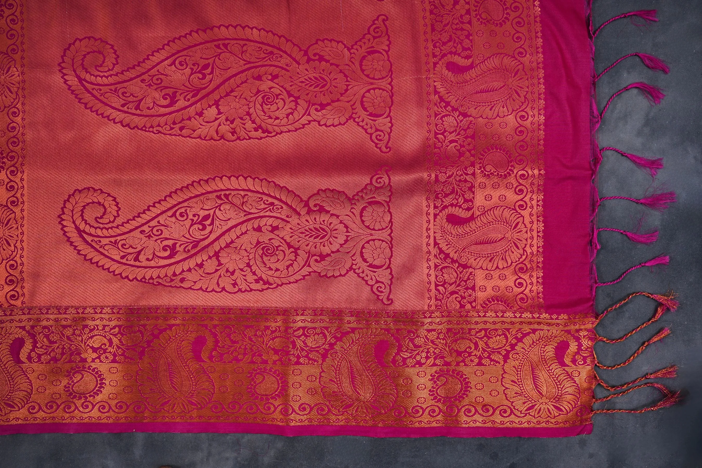 Luxurious Kanchipuram Blended Silk Saree - Radiate Grace & Elegance