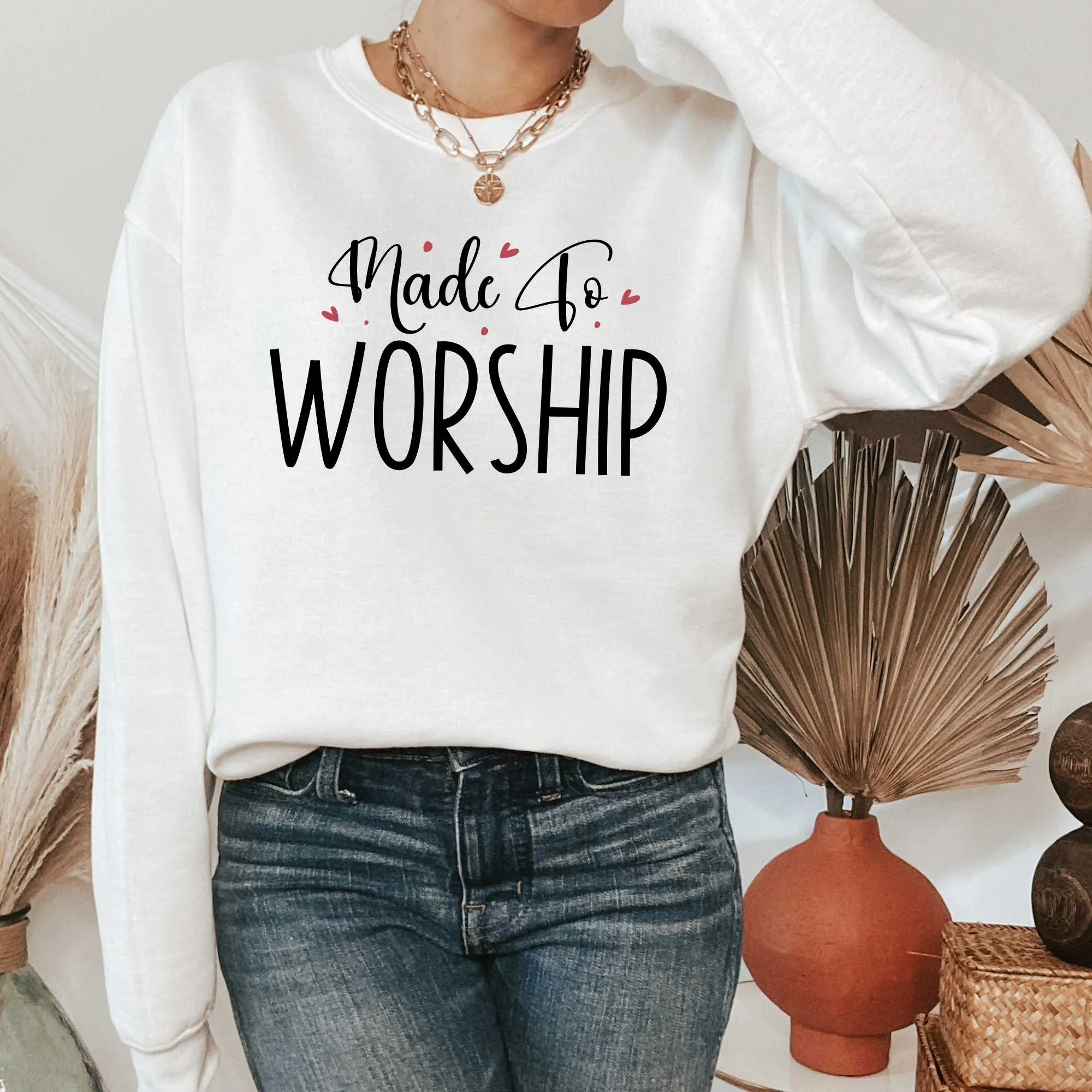 Made to Worship, Women's Religious Shirts about God
