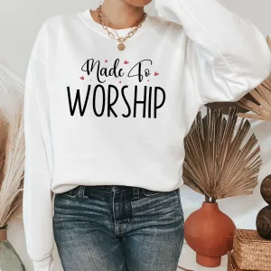 Made to Worship, Women's Religious Shirts about God