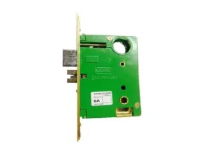 Marks 6A/3, 6 Series Grade 2 for Handlesets Design, Polished Brass, Entrance Lock Set, Sectional Mortise Entry Lockset Body Only