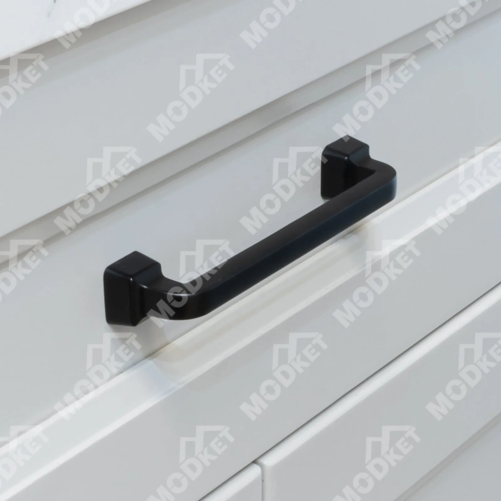 MH1650 Solid Matte Black Cabinet Pulls Handles