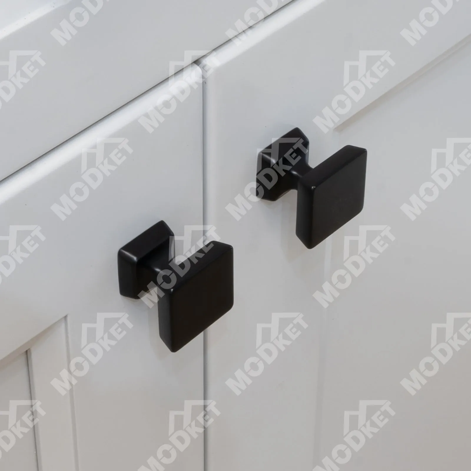 MH1650 Solid Matte Black Cabinet Pulls Handles