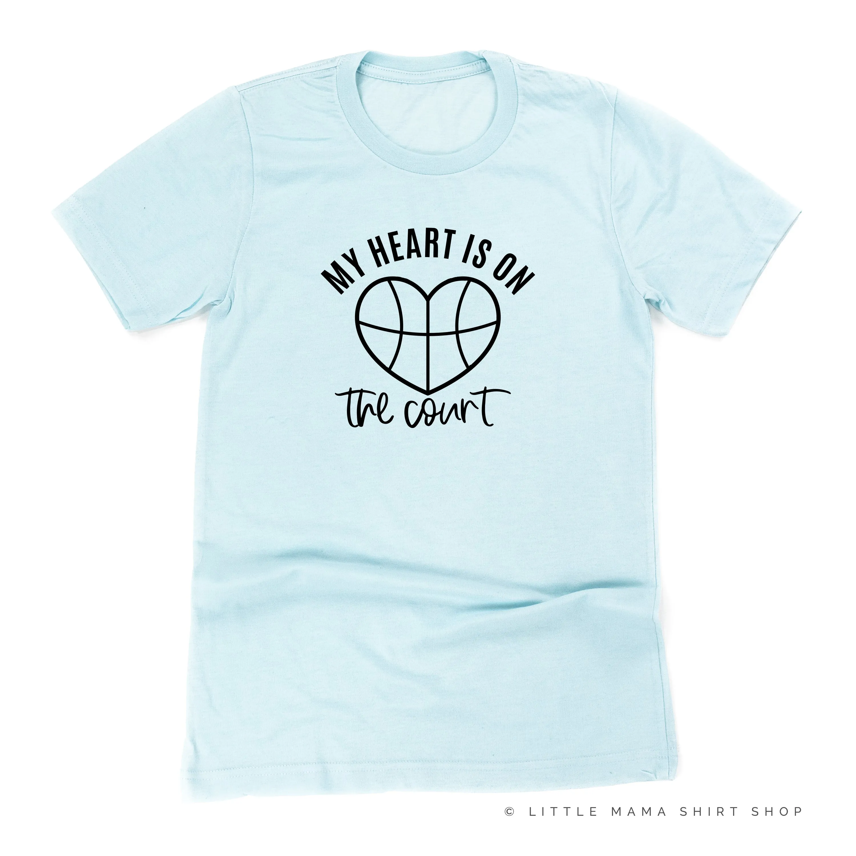 My Heart is on the Court - Unisex Tee