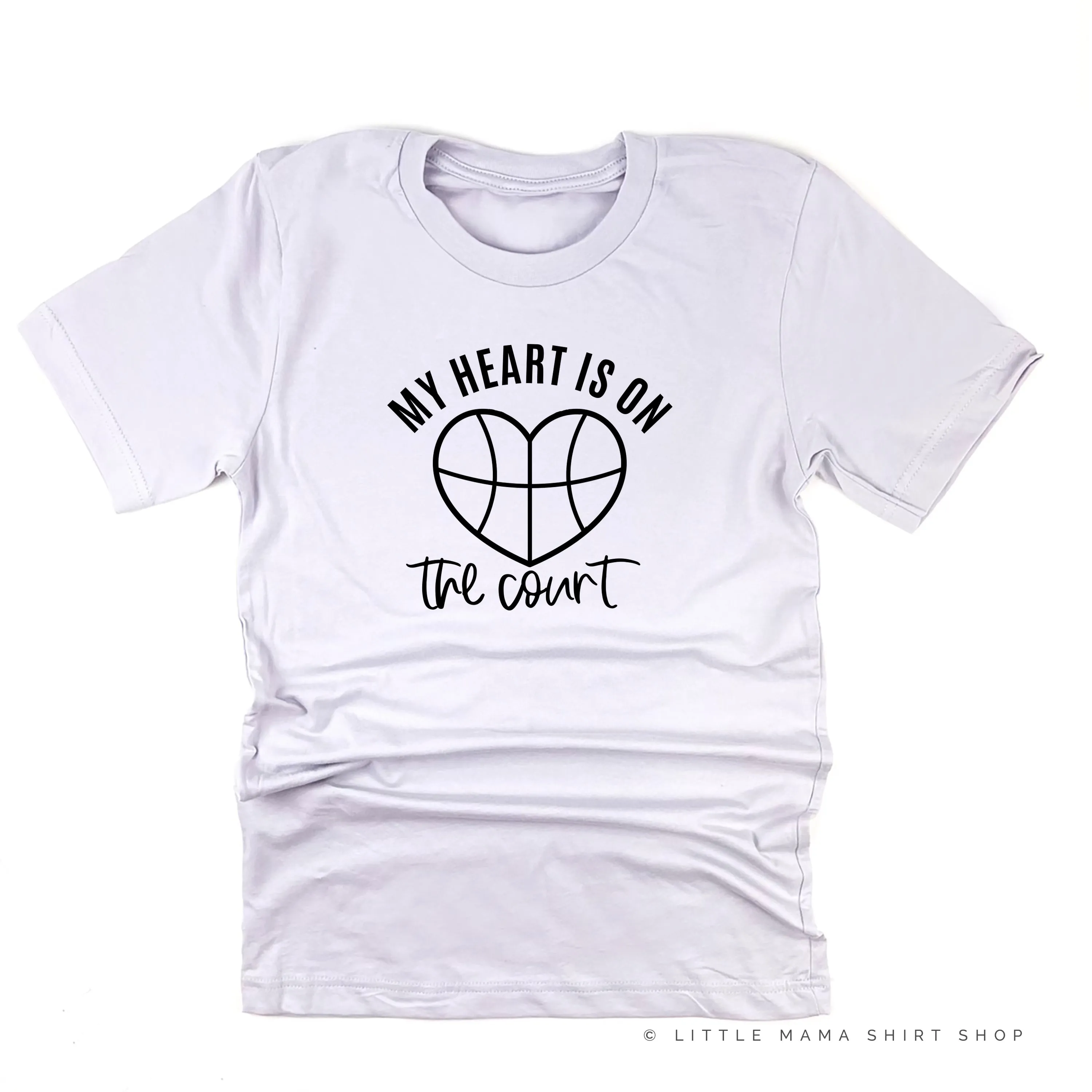 My Heart is on the Court - Unisex Tee